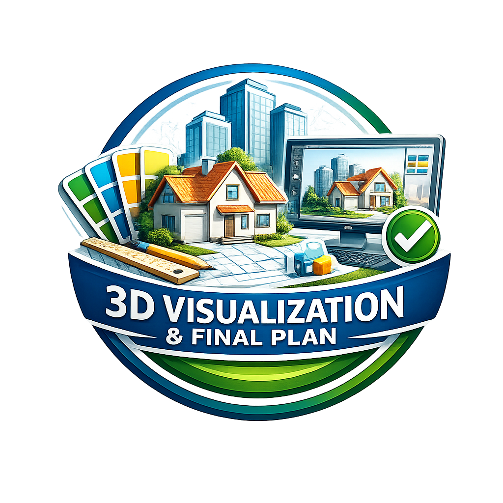 3d visualization and planning logo